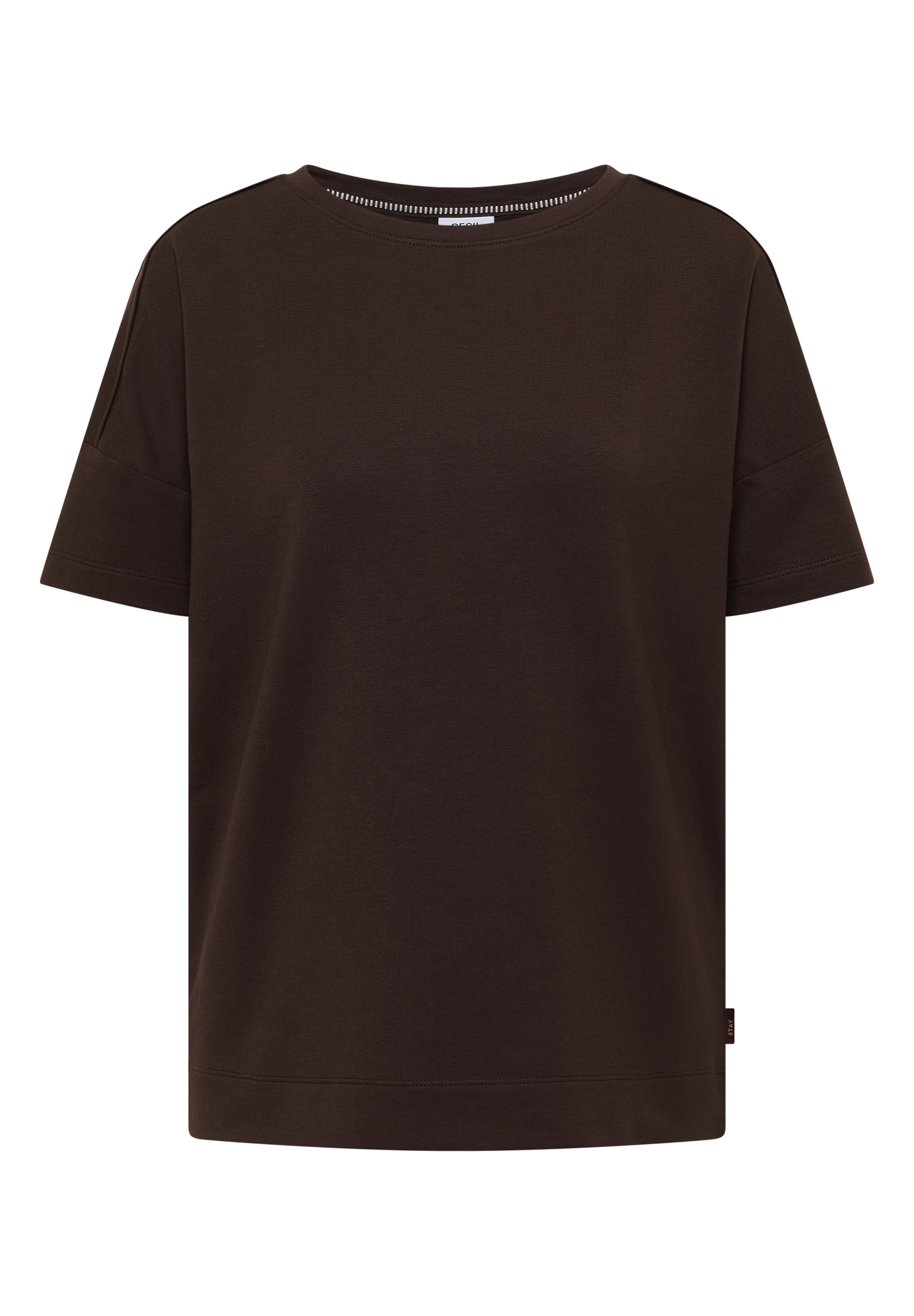 CECIL T-Shirt in Braun: Vorderseite