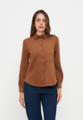 Anna Field Blouse in Brown