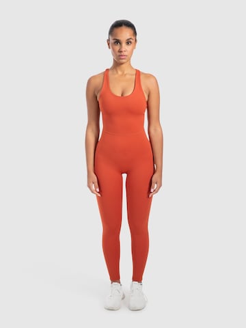 Smilodox Jumpsuit 'Ilva' in Orange: front