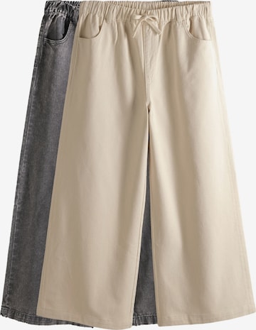 Wide leg Jeans de la The Set pe bej: față