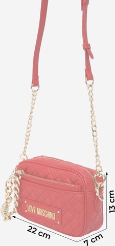 Sac à bandoulière Love Moschino en rouge