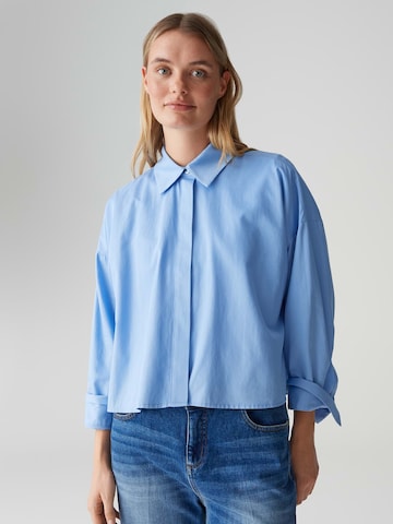 Bluză 'Fundra' de la OPUS pe albastru: față