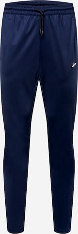 Reebok Ozke Športne hlače | modra barva: sprednja stran