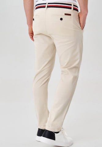 INDICODE JEANS Regular Chinohose 'Cherry' in Beige