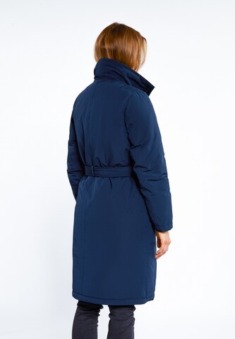DreiMaster Vintage Toiminnallinen pitkä takki värissä sininen