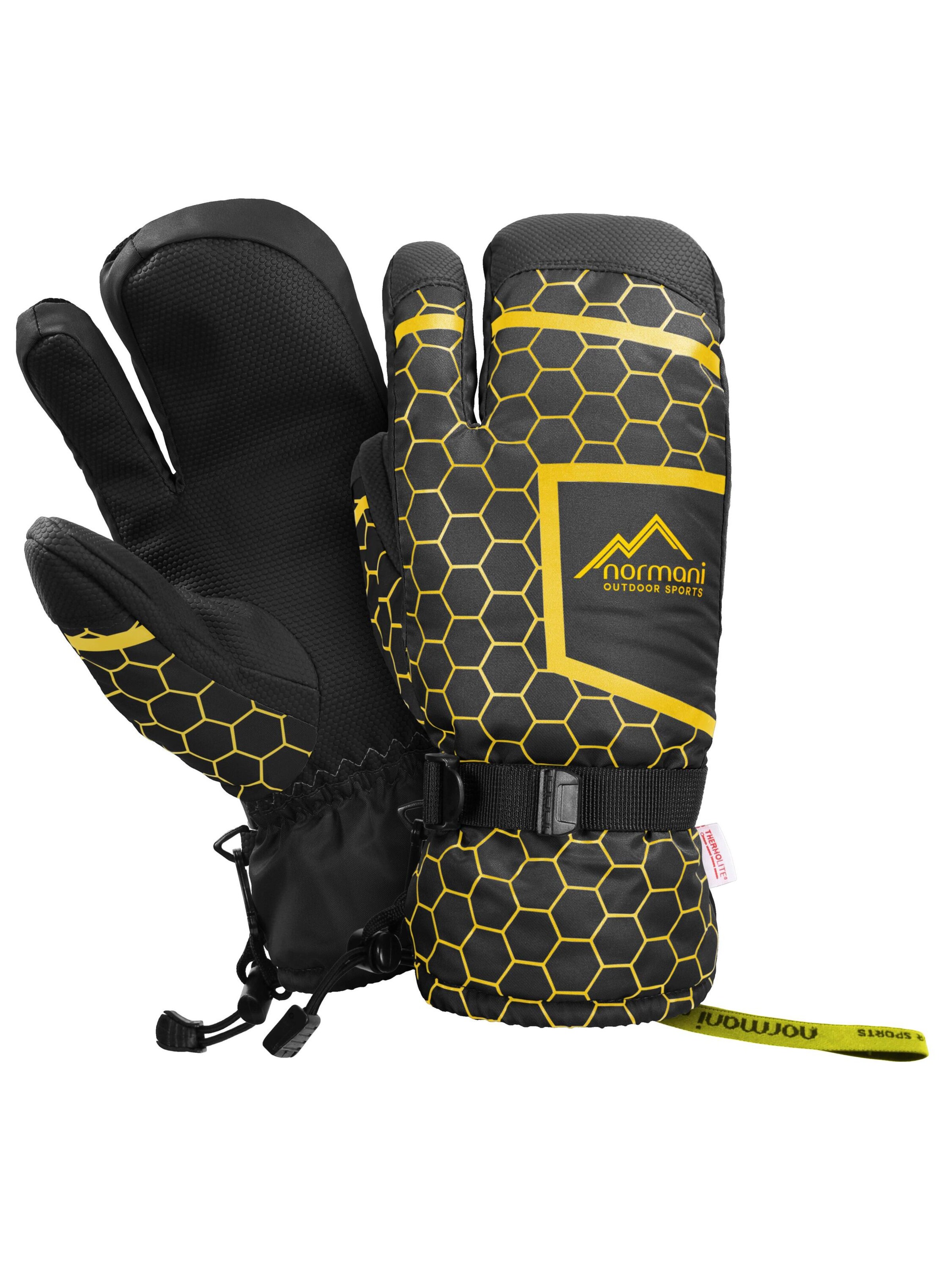 Gants de sport 'Apex' normani en noir : devant