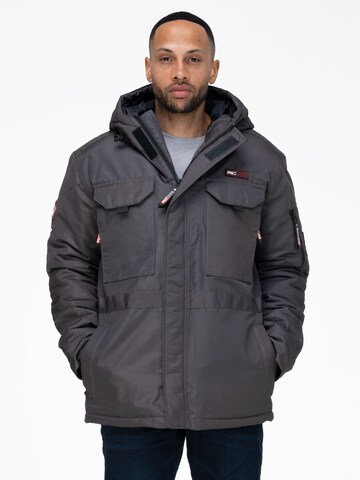 Rock Creek Winterjacke in Grau: Vorderseite