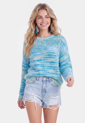 Pull-over IZIA en mélange de couleurs : devant