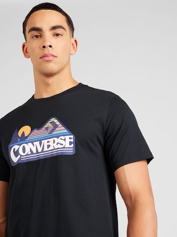 CONVERSE Shirt in Zwart