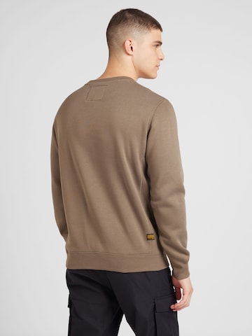 G-STAR Sweatshirt 'Premium Core' in Beige