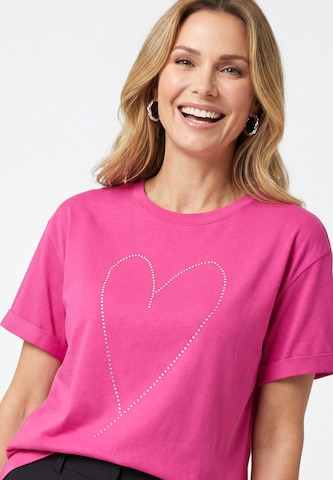 T-shirt usha BLACK LABEL en rose