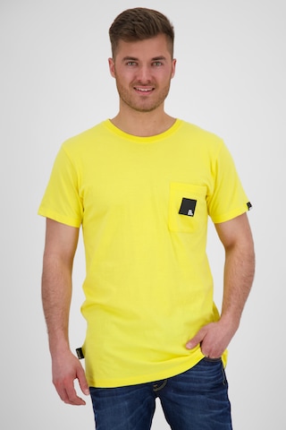 Alife and Kickin Shirt in Yellow: front