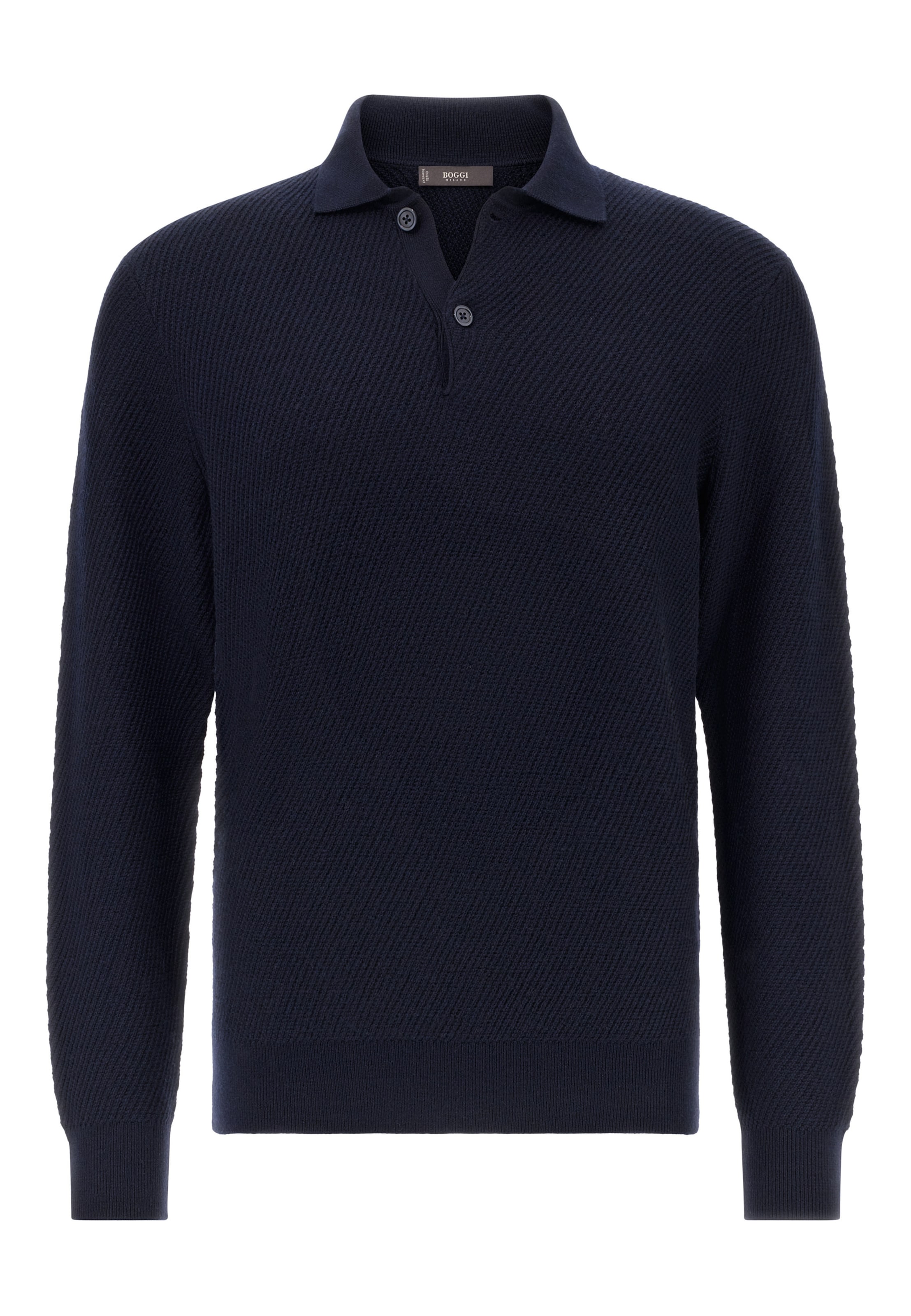 Pull-over Boggi Milano en bleu : devant