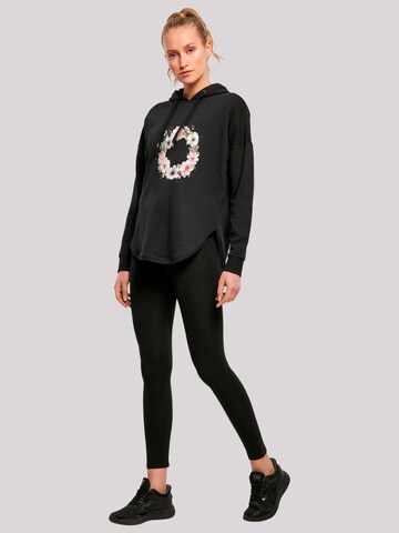 Sweat-shirt 'Rosa Blumenkranz' F4NT4STIC en noir