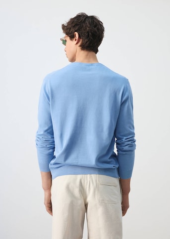 MANGO MAN Sweater 'Pedrosa' in Blue