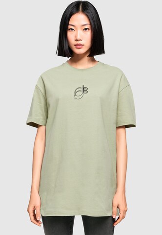 T-shirt oversize 'Summer - Lemon' Merchcode en vert : devant