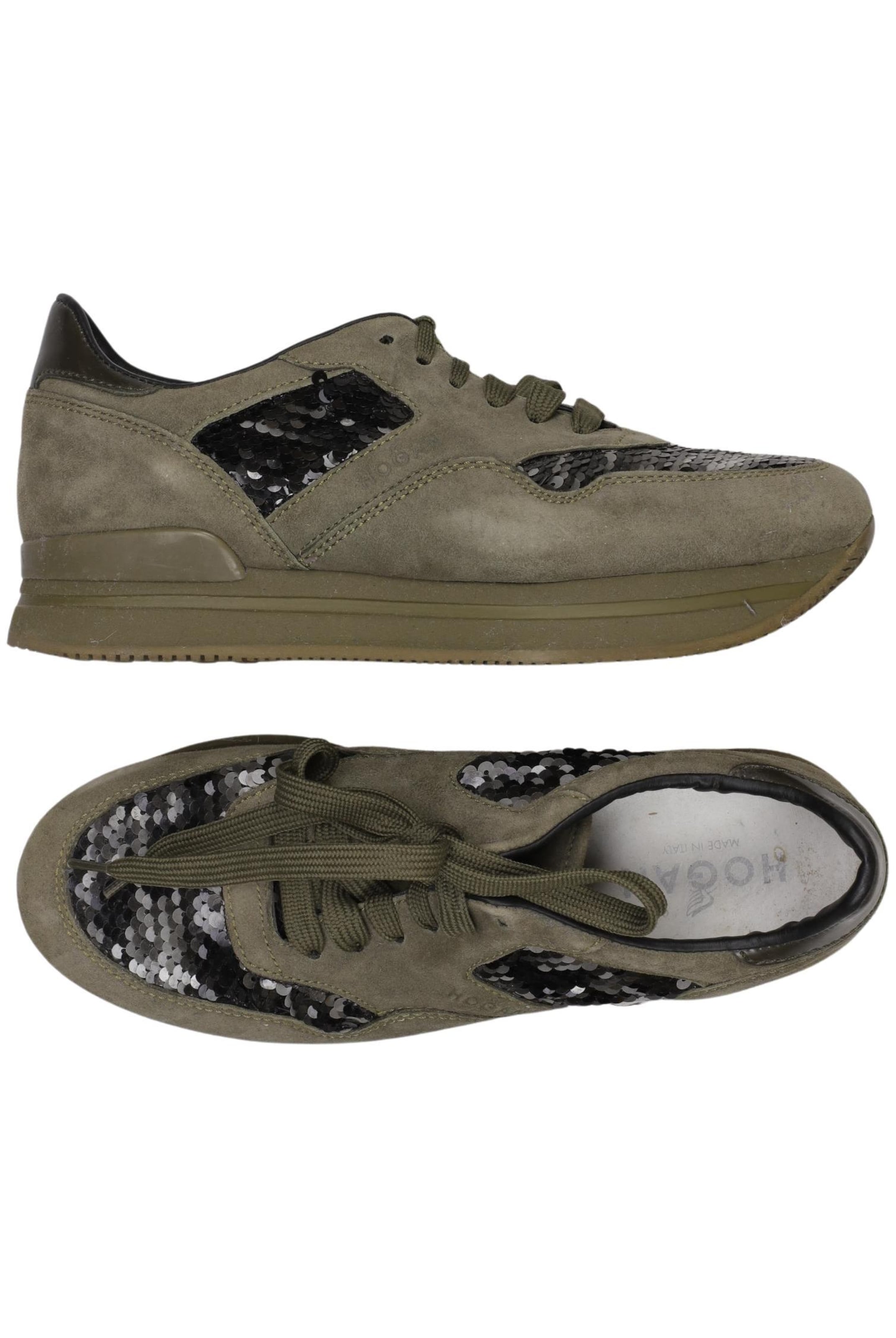 HOGAN Sneakers & Trainers in 37,5 in Green: front