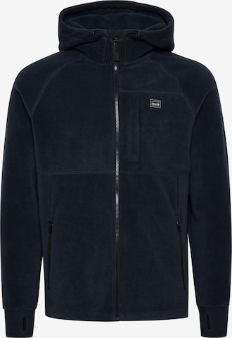 11 Project Fleece Jacket 'Michel' in Blue: front