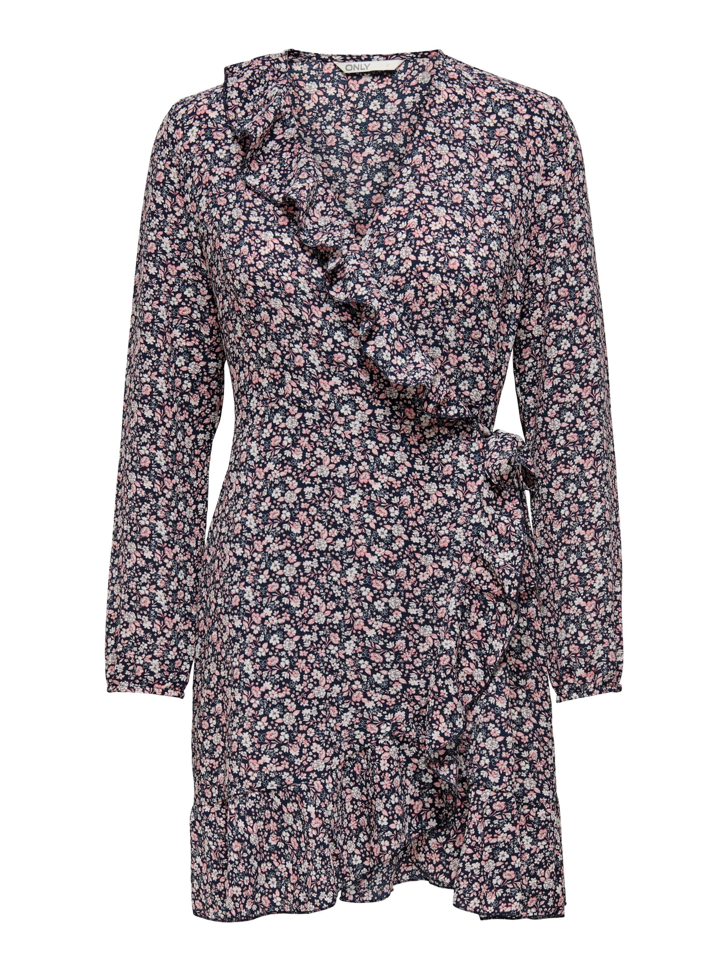 ONLY Платье 'Carly' в Ярко-розовый: спереди