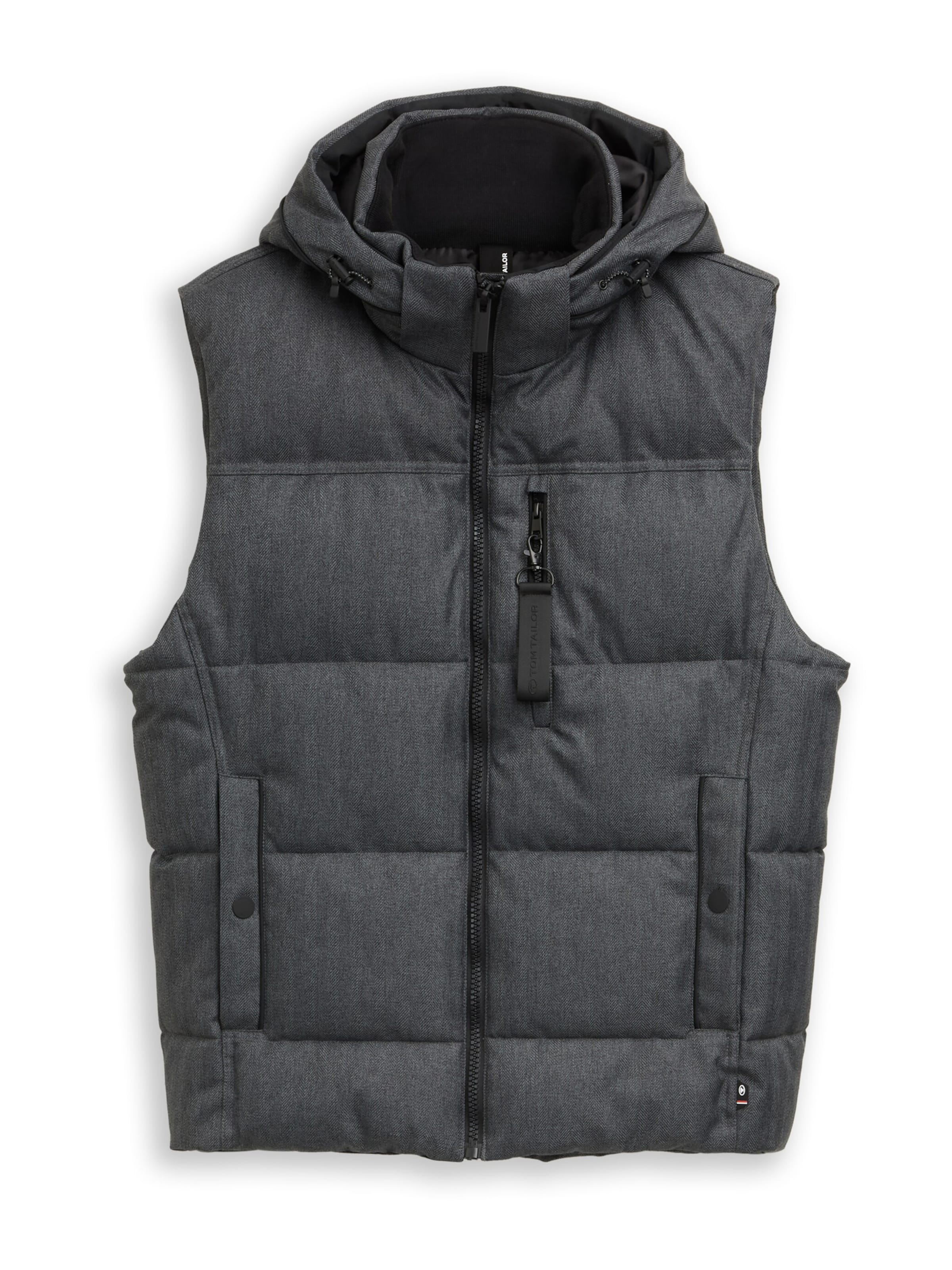 TOM TAILOR - Colete em cinzento: frente