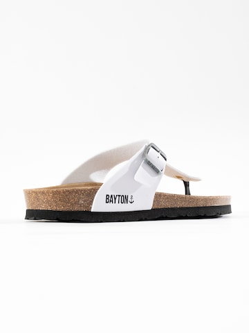 Bayton - Sandalias de dedo 'Mercure' en blanco