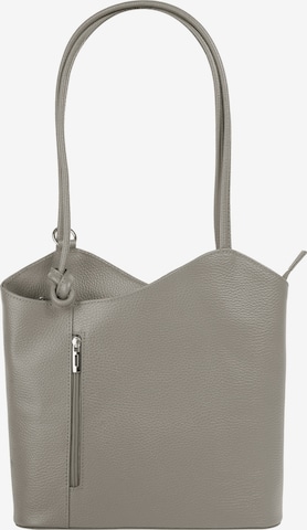 Cluty Rucksack in Grau: Vorderseite