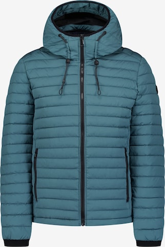 No Excess Tussenjas in Blauw: voorkant