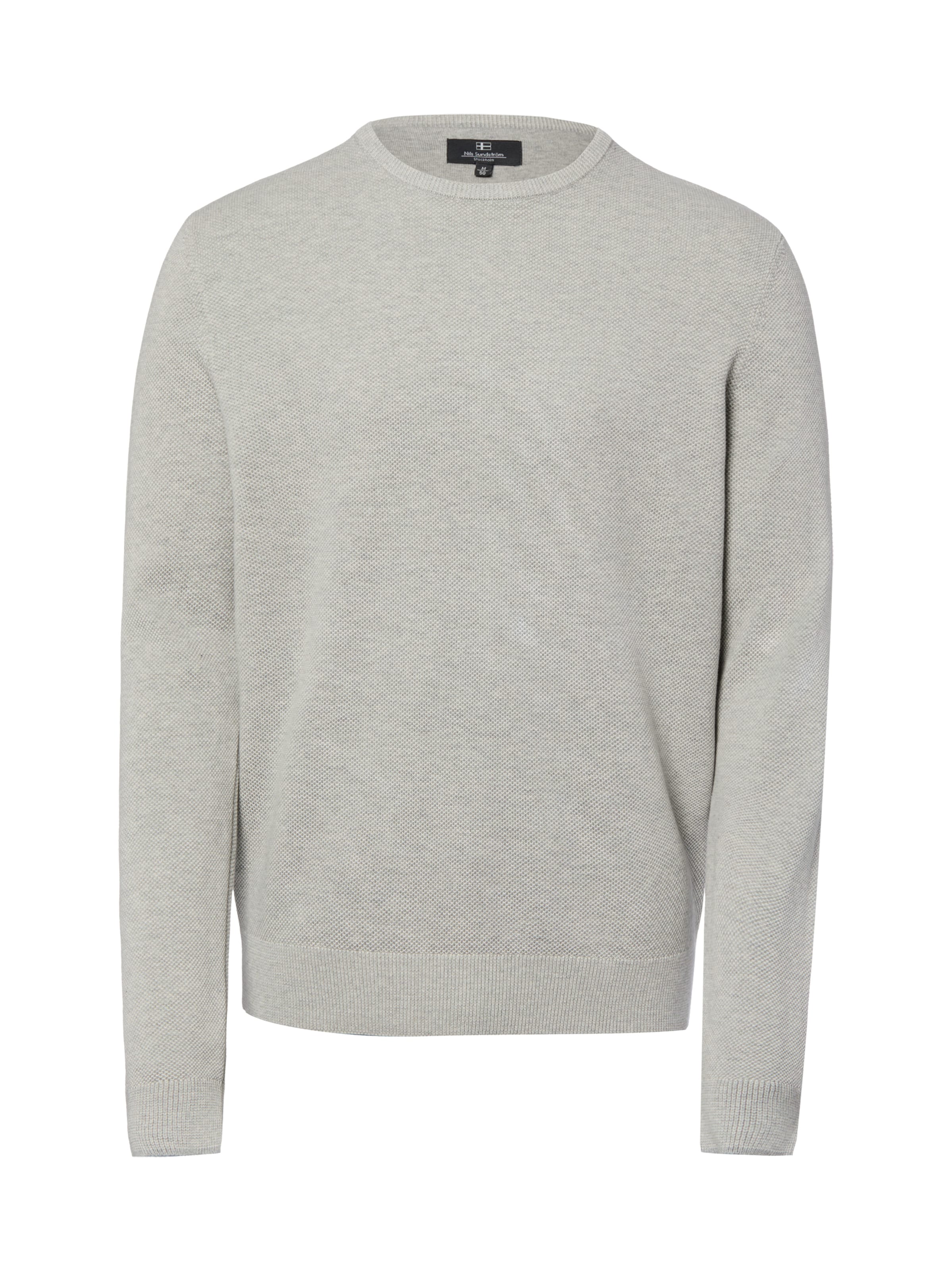 Pull-over Nils Sundström en gris : devant