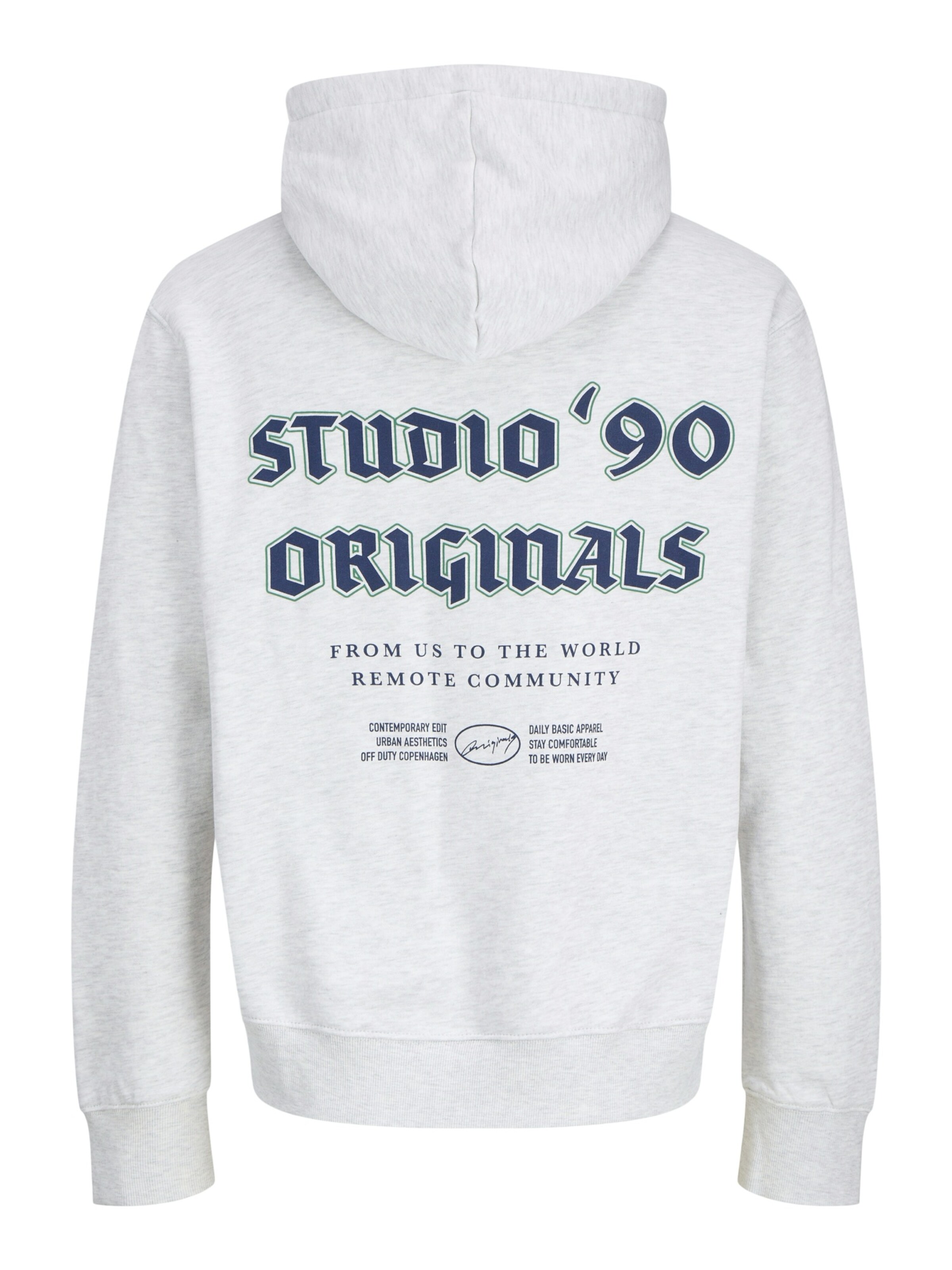 JACK & JONES Sweatshirt 'JORMEADOWS' in White