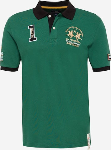 La Martina - Camiseta en verde: frente