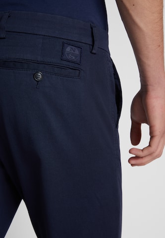 North Sails Slim fit Chino Pants in Blue