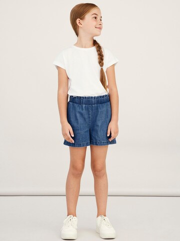 NAME IT Regular Shorts 'Becky' in Blau