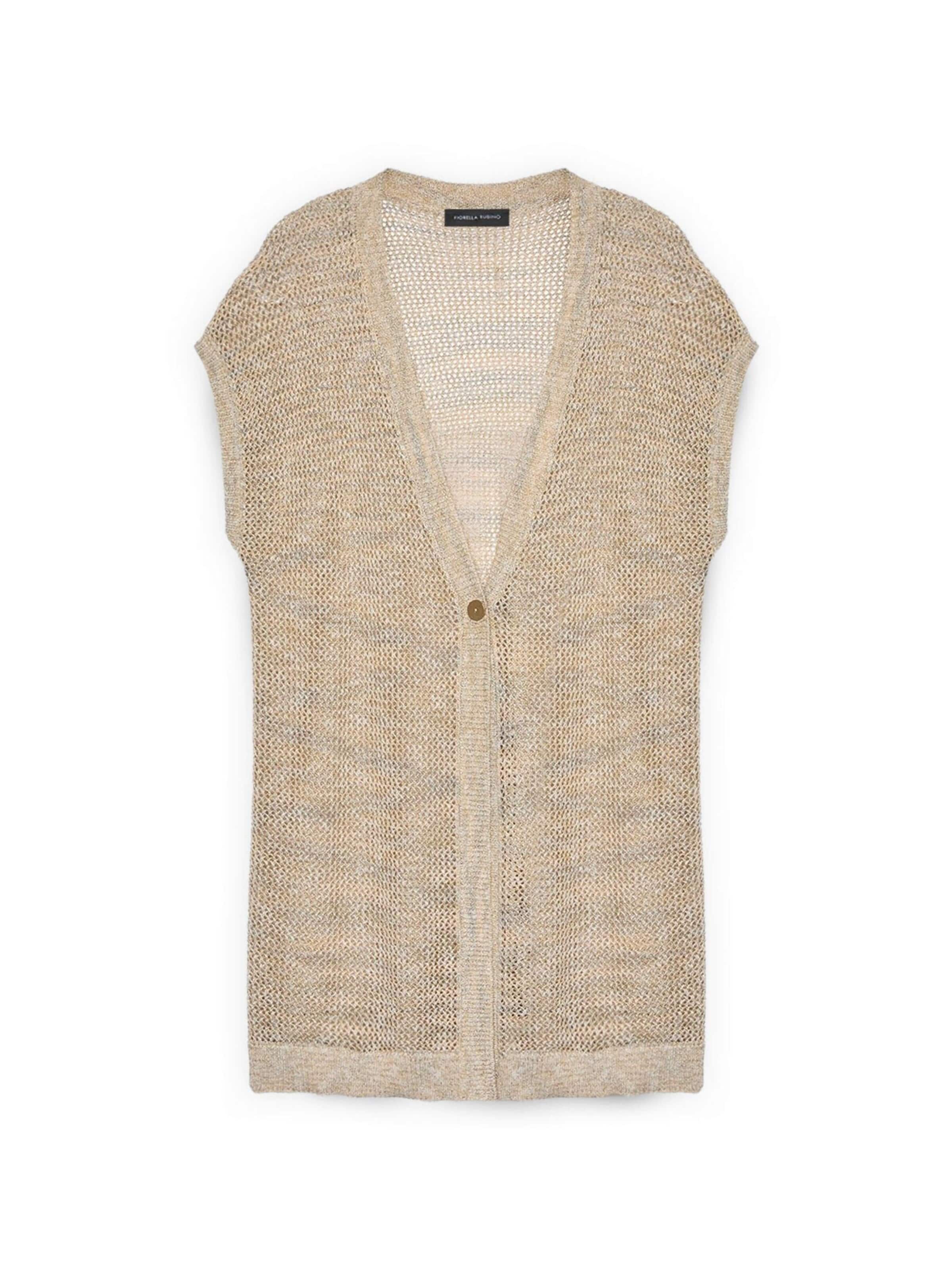 Fiorella Rubino Sweater in Beige: front