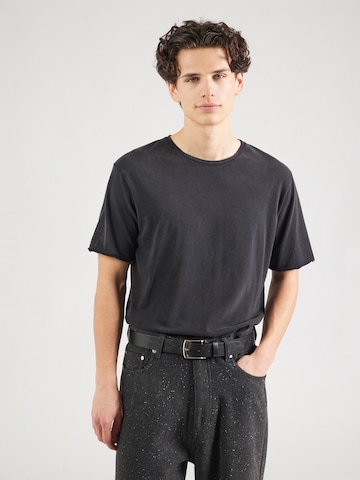 DRYKORN Shirt 'YOSHIO' in Zwart: voorkant