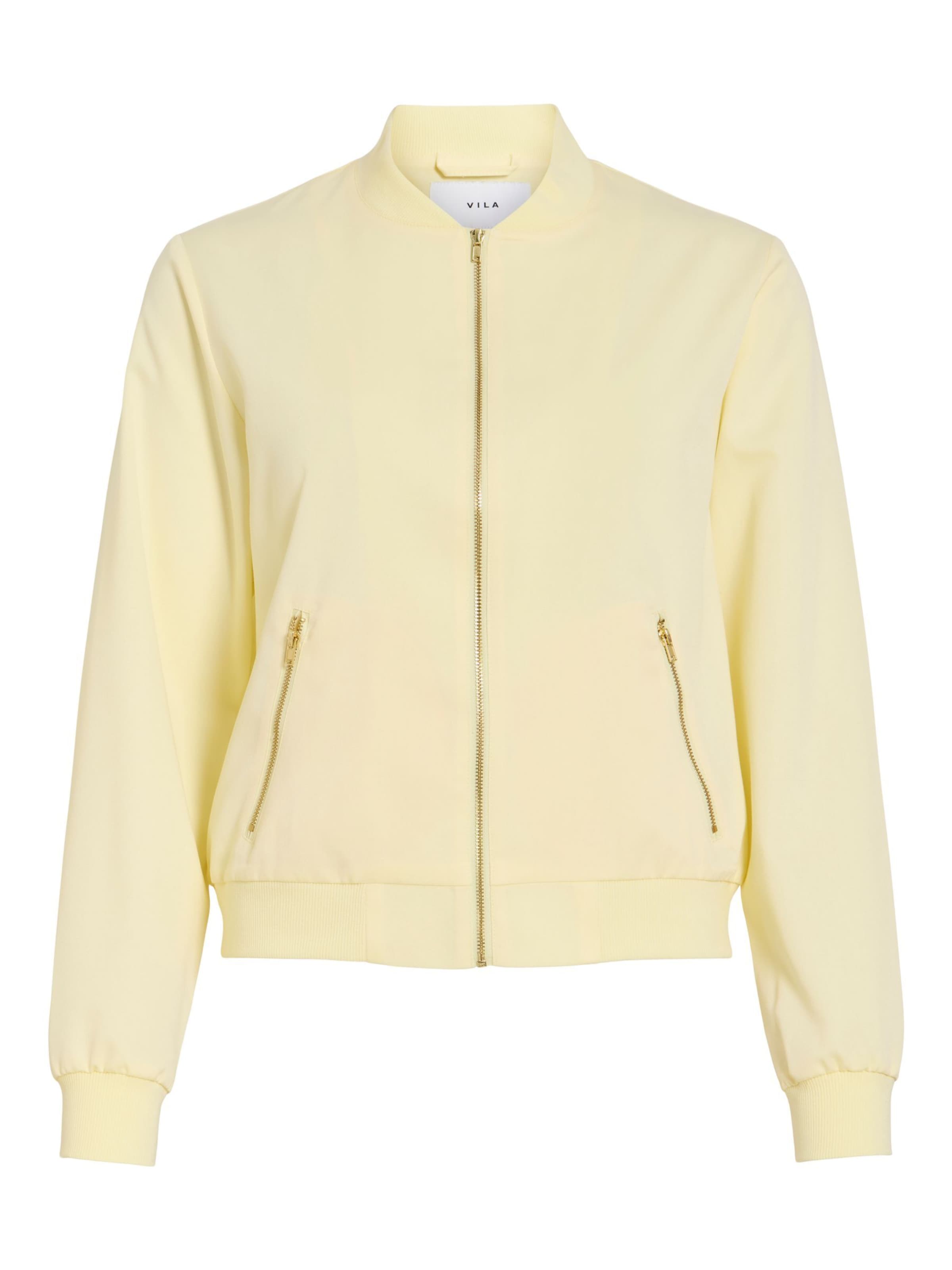VILA Jacke 'VIBUBBLE' in pastellgelb, Produktansicht