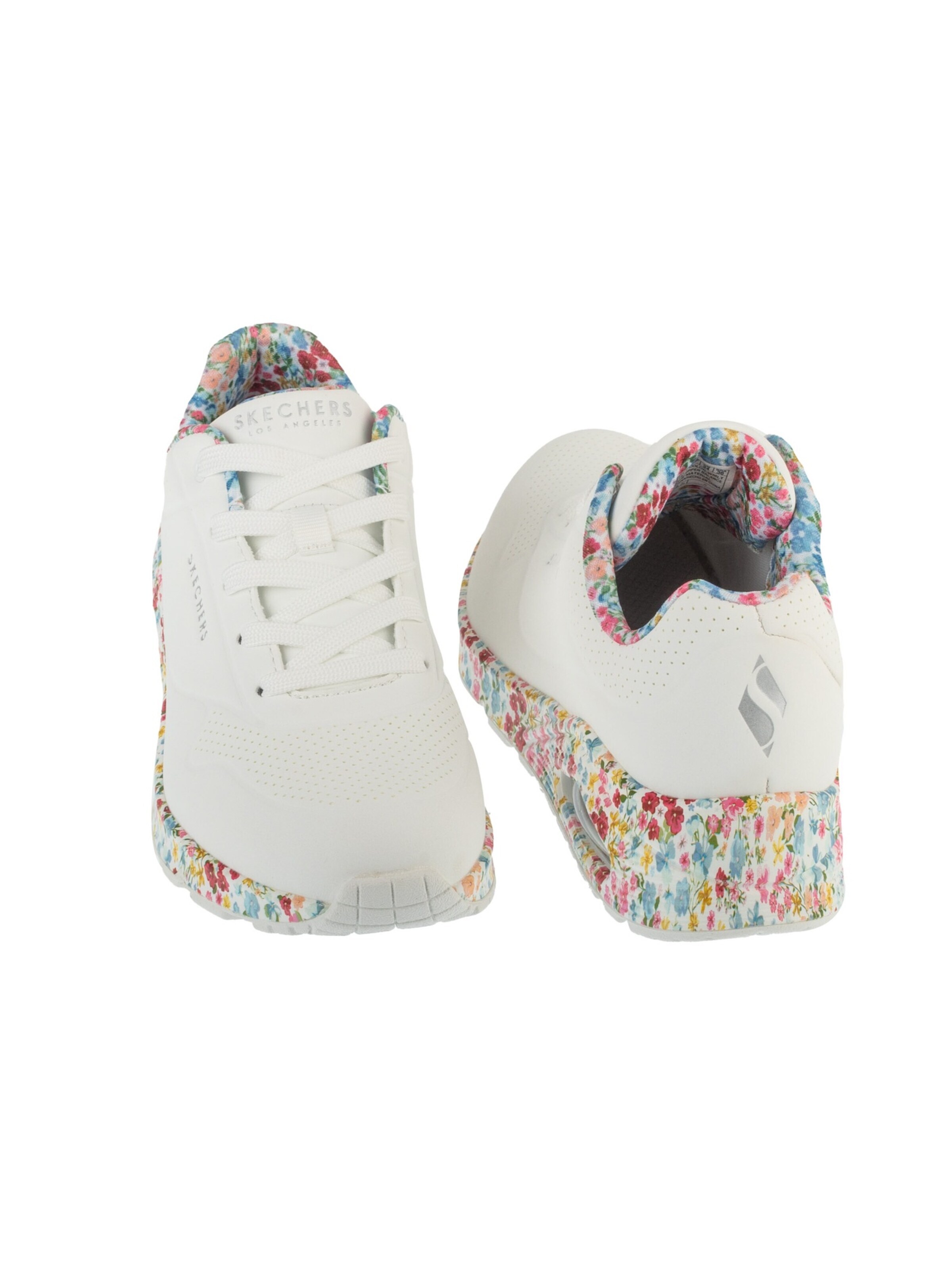 SKECHERS Slip-on 'Skechers Uno - Majestic Garden' in Wit