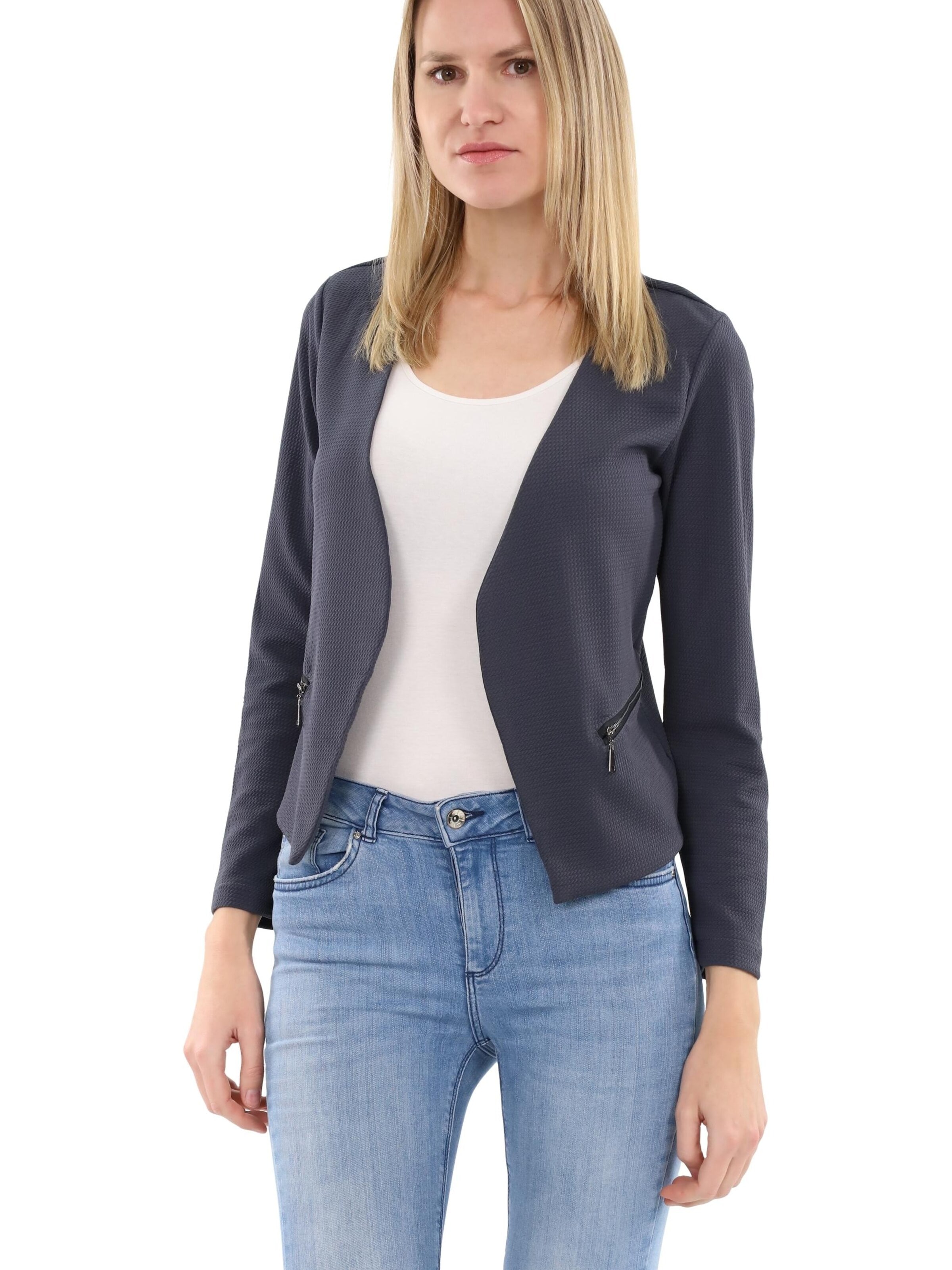 malito more than fashion Blazer in Grey: front