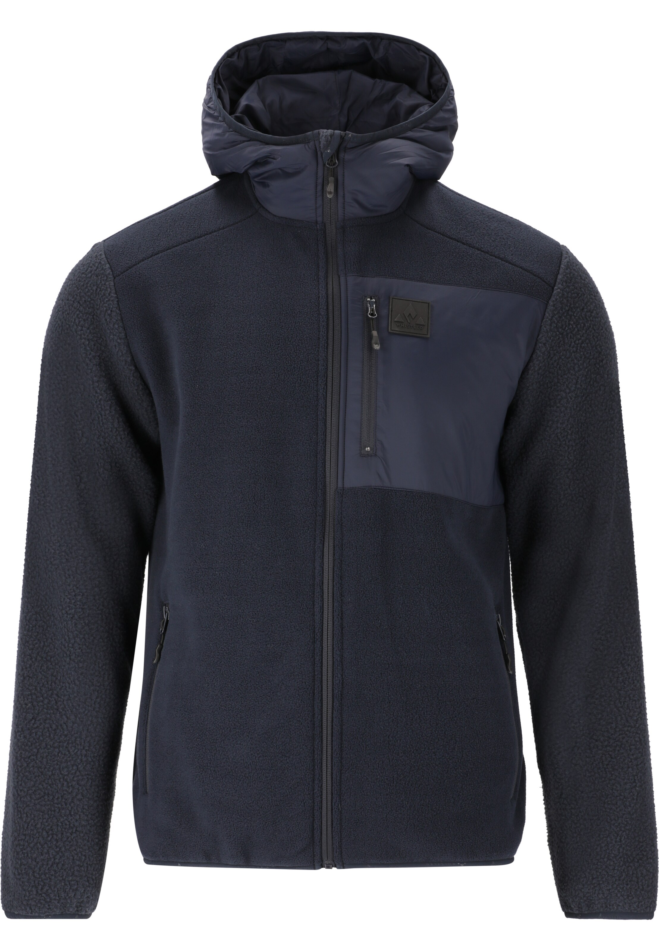 Whistler Athletic fleece jacket 'Makaloo' in Blue: front