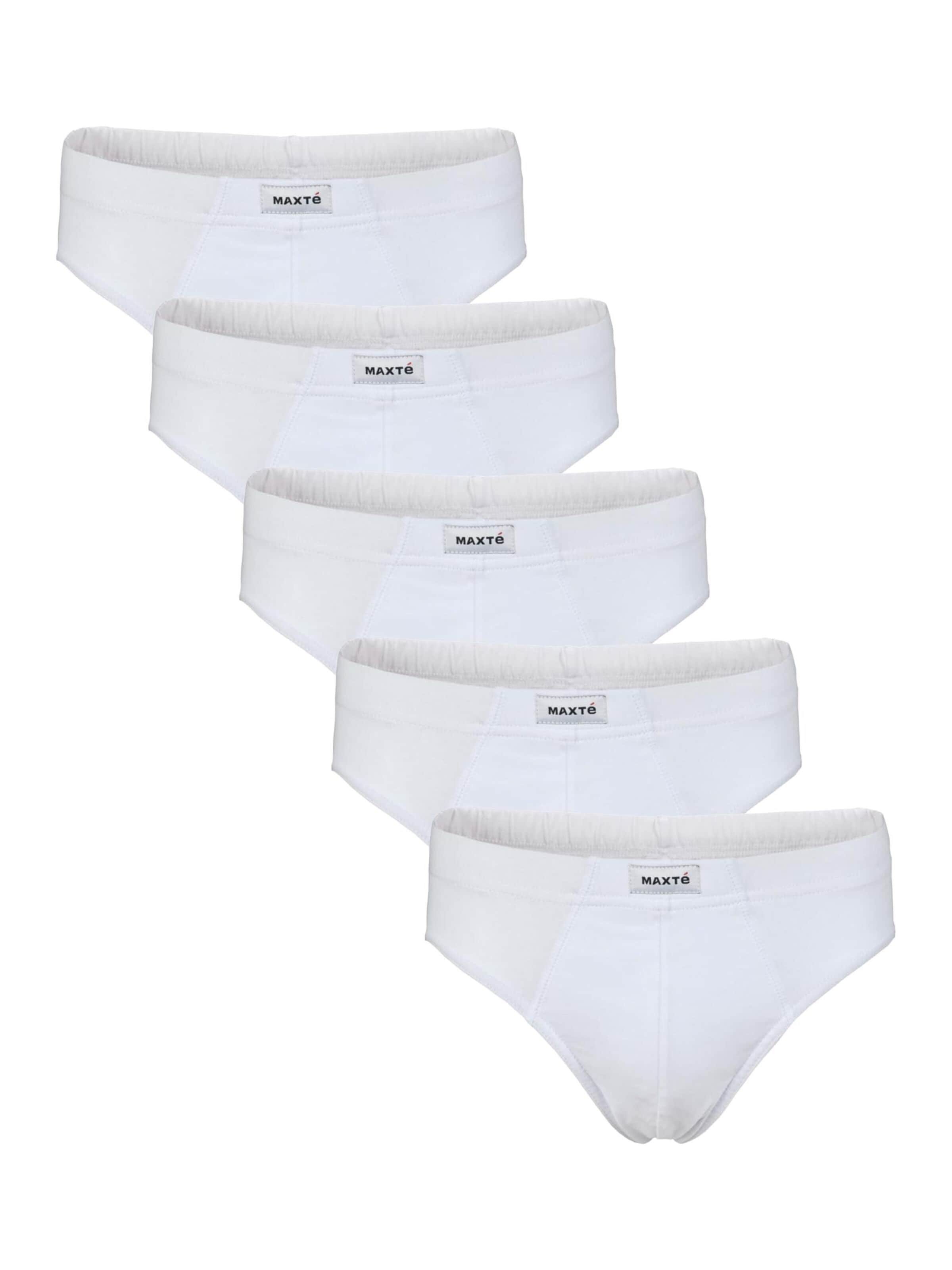 Maxte Panty 'BASIC MAX Slip 5er Pack' in White: front