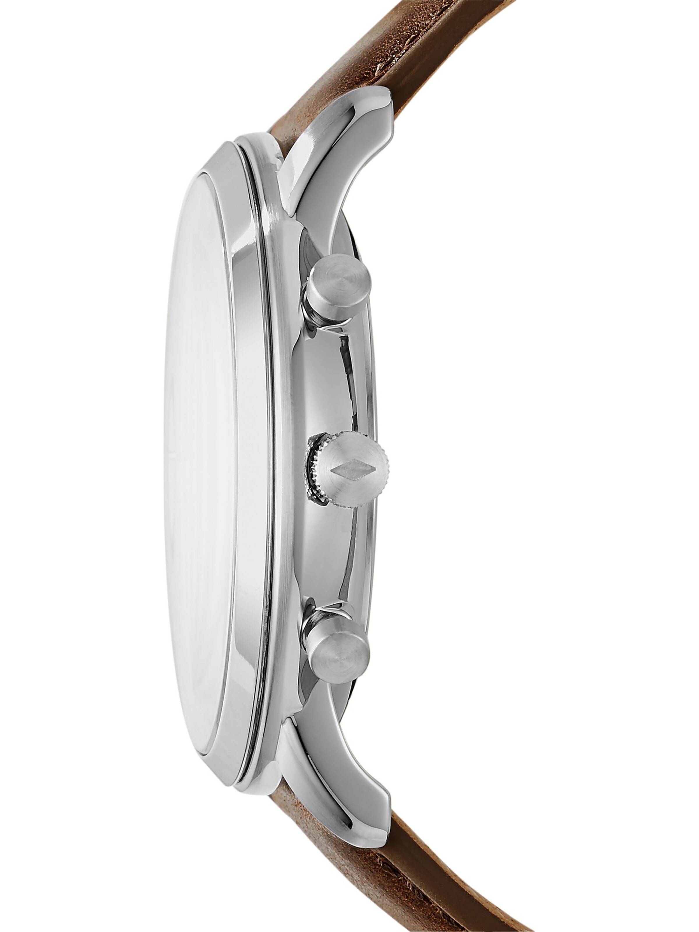 FOSSIL Analoguhr in Braun