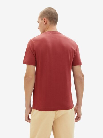 TOM TAILOR T-Shirt in Rot