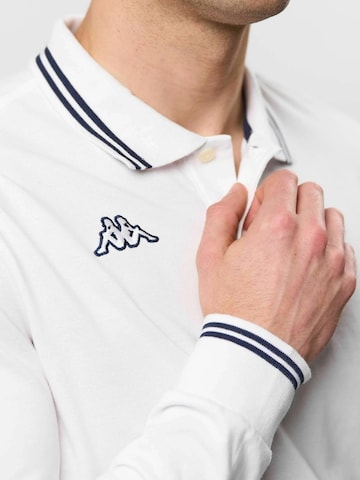 KAPPA - Ajuste regular Camisa ' KMLogo ' en blanco