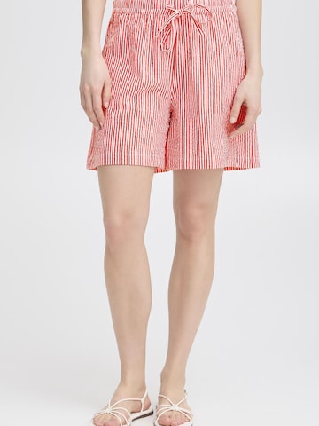 Fransa Regular Broek 'FRCAYL' in Rood: voorkant