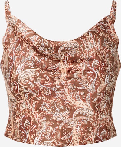 HOLLISTER Top in de kleur Beige / Bruin / Roestbruin / Offwhite, Productweergave