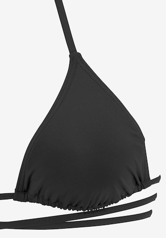 BRUNO BANANI Triangel Bikini in Zwart
