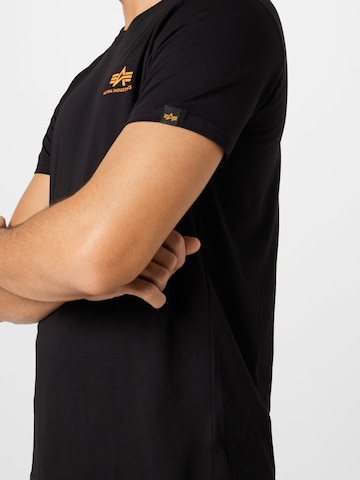 T-Shirt ALPHA INDUSTRIES en noir