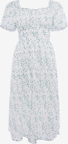 Usha - Vestido em branco: frente