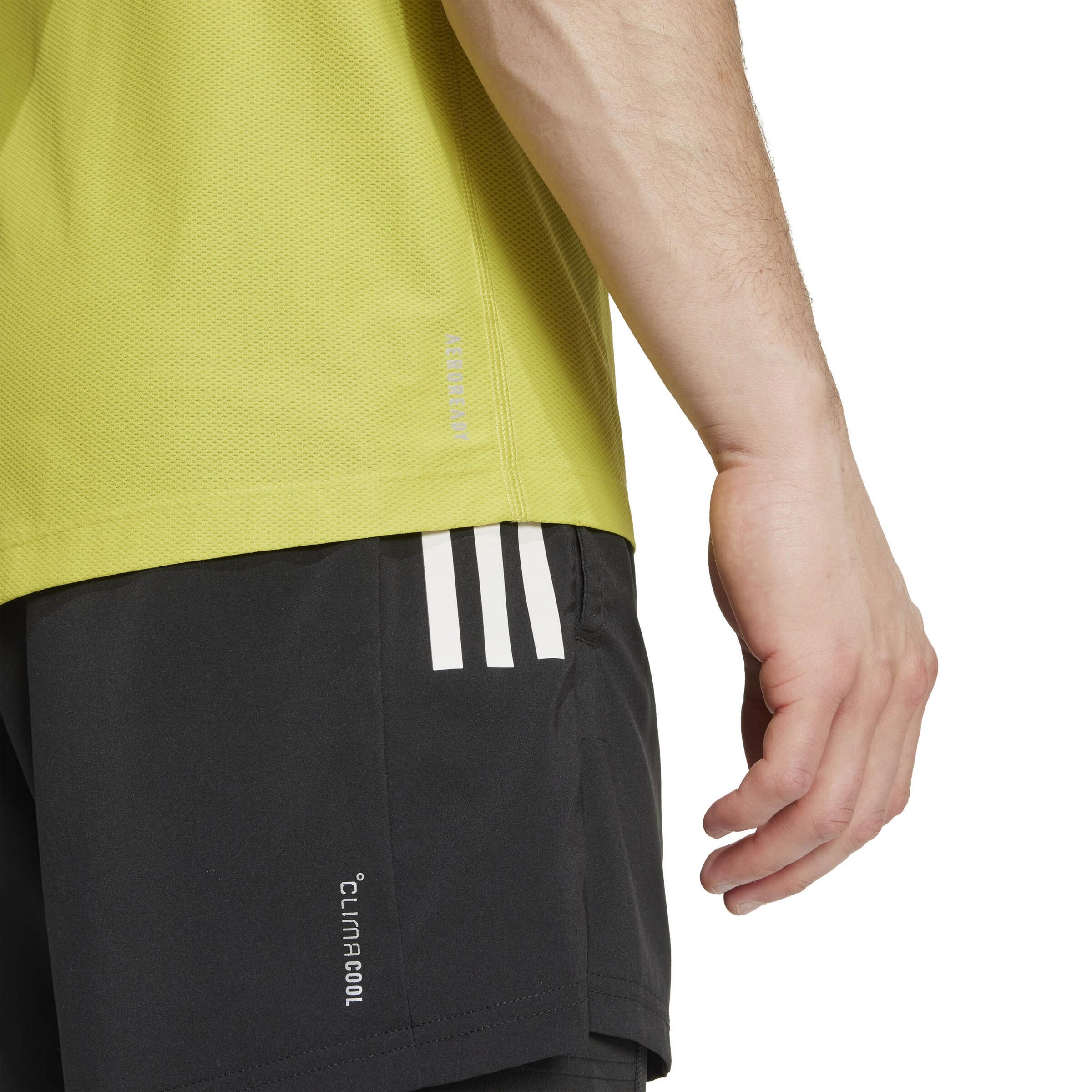 ADIDAS PERFORMANCE Performance Shirt 'Own The Run' in Yellow
