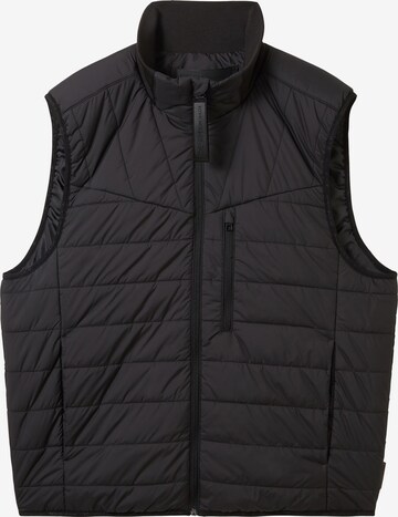 Gilet di TOM TAILOR DENIM in nero: frontale