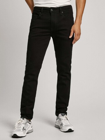 Pepe Jeans Skinny Jeans in Black: front